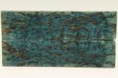 Plaquettes pour la coutellerie, Bouleau de Car�lie stabilis� bleu, ref:PBMs75119b