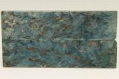 Plaquettes pour la coutellerie, Bouleau de Car&eacute;lie stabilis&eacute; bleu, ref:PBMs75119b