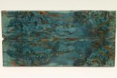 Plaquettes pour la coutellerie, Bouleau de Car�lie stabilis� bleu, ref:PBMs75120b