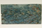 Plaquettes pour la coutellerie, Bouleau de Car&eacute;lie stabilis&eacute; bleu, ref:PBMs75120b