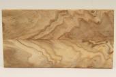 Plaquettes pour la coutellerie, loupe d'Olivier, ref:PO75133