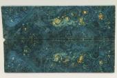 Plaquettes pour la coutellerie, Loupe d'Erable N�gundo stabilis� bleu, ref:PLpErs75405b