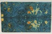 Plaquettes pour la coutellerie, Loupe d'Erable N�gundo stabilis� bleu, ref:PLpErs75407b