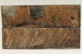 Plaquettes pour la coutellerie, corne de buffle avec cro�te, ref:PCrBUF75415