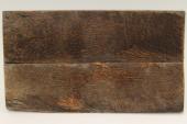 Plaquettes pour la coutellerie, corne de buffle avec cro�te, ref:PCrBUF75416