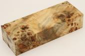 Bloc pour la coutellerie, Loupe de Peuplier stabilis� naturel, ref:BLpPEs75430na