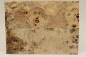 Plaquettes pour la coutellerie, Loupe de Peuplier stabilis&eacute; naturel, ref:PLpPEs75434na