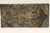 Plaquettes pour la coutellerie, Loupe de Peuplier stabilis�e noire, ref:PLpPEs75436nr