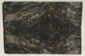 Plaquettes pour la coutellerie, Loupe de Peuplier stabilis�e noire/verte, ref:PLpPEs75438nr