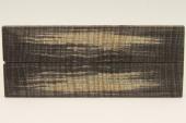 Plaquettes pour la coutellerie, Erable sycomore ond� stabilis� noir, ref:PESOs75439nr