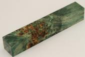 Carrelet � stylo, Loupe de Peuplier stabilis�e verte, ref:SLpPEs75461ve