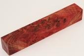 Carrelet � stylo, Loupe de Peuplier stabilis�e rouge, ref:SLpPEs75466r