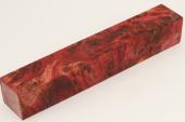 Carrelet &agrave; stylo, Loupe de Peuplier stabilis&eacute;e rouge, ref:SLpPEs75469r