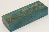 Bloc pour la coutellerie, loupe de Fr�ne stabilis�e bleue, ref:BLpFrs75490b