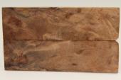 Plaquettes pour la coutellerie, Loupe de S&eacute;quoia stabilis&eacute;e naturelle, ref:PLpSqs75475
