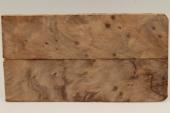 Plaquettes pour la coutellerie, Loupe de S&eacute;quoia stabilis&eacute;e naturelle, ref:PLpSqs75476