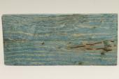 Plaquettes pour la coutellerie, loupe de Fr&ecirc;ne stabilis&eacute; bleue, ref:PLpFrs75484b
