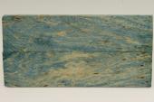 Plaquettes pour la coutellerie, loupe de Fr&ecirc;ne stabilis&eacute; bleue, ref:PLpFrs75487b