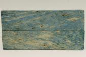 Plaquettes pour la coutellerie, loupe de Fr&ecirc;ne stabilis&eacute; bleue, ref:PLpFrs75488b