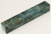 Carrelet � stylo, Loupe de Peuplier stabilis�e bleue, ref:SLpPEs75491b
