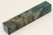 Carrelet � stylo, Loupe de Peuplier stabilis�e bleue, ref:SLpPEs75492b