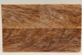 Plaquettes pour la coutellerie, Bouleau de Car&eacute;lie stabilis&eacute; naturel, ref:PBMs75612na