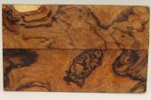 C-Plaquettes pour la coutellerie, loupe de Bois de fer d'Arizona, ref:PLpBF75658