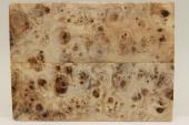 Plaquettes pour la coutellerie, Loupe de Peuplier stabilis&eacute; naturel, ref:PLpPEs75869na