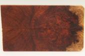 Plaquettes pour la coutellerie, Loupe d'Amboine rouge, ref:PLpAmb75905