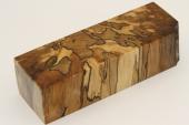 Bloc pour la coutellerie, H&ecirc;tre &eacute;chauff&eacute; stabilis&eacute; naturel, ref:BHs75877na