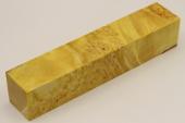 Carrelet &agrave; stylo, Loupe d'Erable N&eacute;gundo stabilis&eacute; jaune, ref:SLpErs75946j