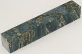 Carrelet � stylo, Loupe d'Erable N�gundo stabilis� bleu, ref:SLpErs75949b