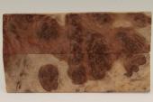 Plaquettes pour la coutellerie, loupe de Red mall&eacute;e, ref:PLpRM75978