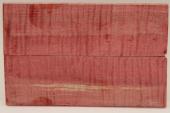 Plaquettes pour la coutellerie, Erable sycomore stabilis&eacute; rouge, ref:PESOs76027r