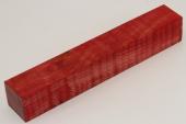 Carrelet � stylo, Erable sycomore ond� stabilis� rouge, ref:SESOs76035r