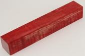 Carrelet &agrave; stylo, Erable sycomore ond&eacute; stabilis&eacute; rouge, ref:SESOs76039r