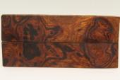 C-Plaquettes pour la coutellerie, loupe de Bois de fer d'Arizona, ref:PLpBF76061
