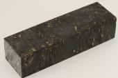 Bloc pour la coutellerie, Loupe d'Erable N�gundo stabilis� noir, ref:BLpErs76054nr