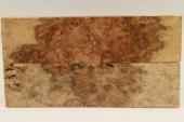 Plaquettes pour la coutellerie, Loupe d'Amboine rouge, ref:PLpAmb76109