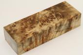 Bloc pour la coutellerie, Loupe de Peuplier stabilis� naturel, ref:BLpPEs76113na