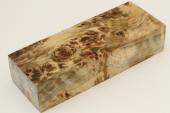 Bloc pour la coutellerie, Loupe de Peuplier stabilis� naturel, ref:BLpPEs76114na