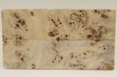 Plaquettes pour la coutellerie, Loupe de Peuplier stabilis&eacute; naturel, ref:PLpPEs76121na
