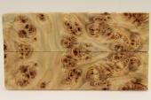 Plaquettes pour la coutellerie, Loupe de Peuplier stabilis� naturel, ref:PLpPEs76121na