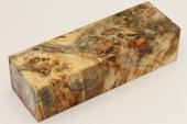 Bloc pour la coutellerie, Loupe de Peuplier stabilis� naturel, ref:BLpPEs76253na