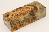Bloc pour la coutellerie, Loupe de Peuplier stabilis� naturel, ref:BLpPEs76255na
