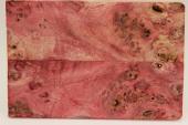 Plaquettes pour la coutellerie, Loupe de Peuplier stabilis&eacute; rouge, ref:PLpPEs76248r