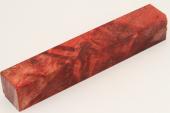 Carrelet � stylo, Loupe de Peuplier stabilis�e rouge, ref:SLpPEs76261r