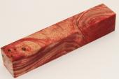 Carrelet � stylo, Loupe de Peuplier stabilis�e rouge, ref:SLpPEs76260r