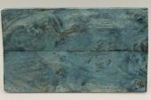 Plaquettes pour la coutellerie, Loupe de Peuplier stabilis&eacute;e bleue, ref:PLpPEs76286b
