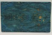 Plaquettes pour la coutellerie, Loupe d'Erable N�gundo stabilis� bleu, ref:PLpErs76339b